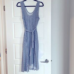 Latched Mama nursing romper with waist tie and pockets!